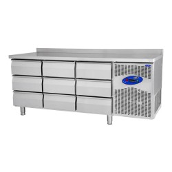 CSA CS-TEZ 3-600 Холодильник настольный, 9 ящиков, 400 л - CSA Inox