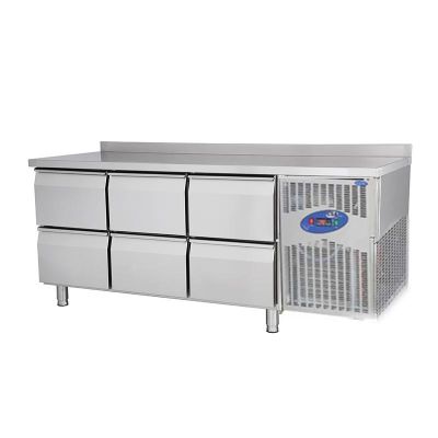 CSA CS-TEZ 3D-700 Tezgah Tipi Derin Dondurucu, 6 Çekmeceli, 474 L - 1