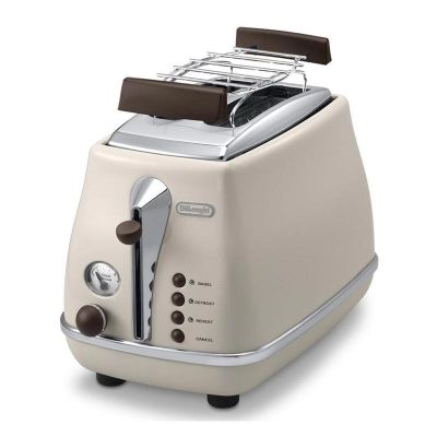 Delonghi CTOV 2103.BG Icona Ekmek Kızartma Makinesi, Bej - 1