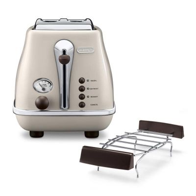 Delonghi CTOV 2103.BG Icona Ekmek Kızartma Makinesi, Bej - 2