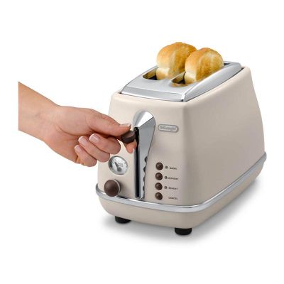 Delonghi CTOV 2103.BG Icona Ekmek Kızartma Makinesi, Bej - 3