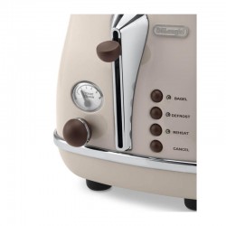 Delonghi CTOV 2103.BG Icona Ekmek Kızartma Makinesi, Bej - Thumbnail