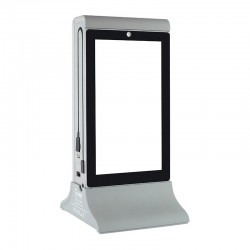 Cyclone Desktop Mobile Charger, Powerbank, LCD Display, Grey - 3