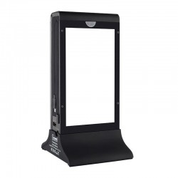 Cyclone Desktop Mobile Charger, Powerbank, LED Lighted, Black - 4