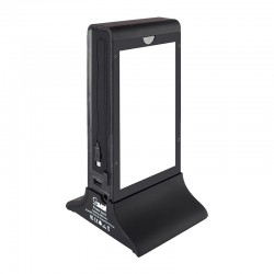 Cyclone Desktop Mobile Charger, Powerbank, LED Lighted, Black - 6