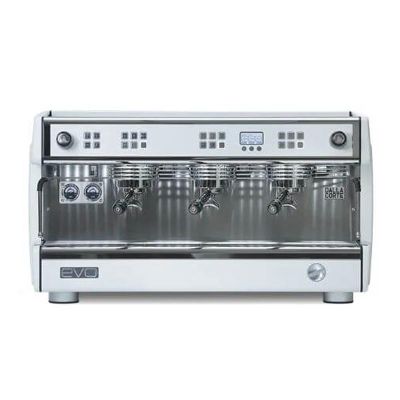 Dalla Corte Evo 2 Espresso Coffee Machine, 3 Groups, White - Dalla Corte