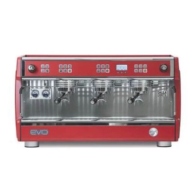 Dalla Corte Evo 2 Espresso Kahve Makinesi, 3 Gruplu, Kırmızı - Dalla Corte