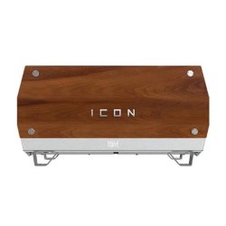 Dalla Corte Icon Icon Espresso Coffee Machine، 3 مجموعات، خشب الجوز الأسود - 3