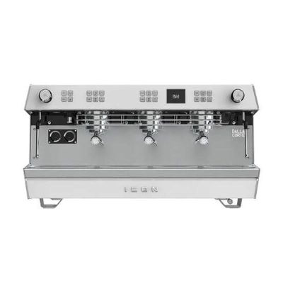 Dalla Corte Icon Icon Espresso Coffee Machine، 3 مجموعات، أبيض - Dalla Corte