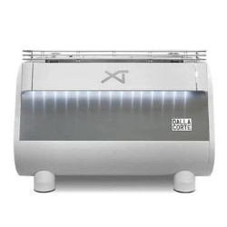 Dalla Corte XT باريستا باريستا اسبريسو آلات تحضير قهوة الإسبريسو، مجموعتان، كروم أبيض - 3