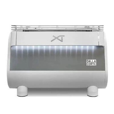 Dalla Corte XT باريستا باريستا اسبريسو آلات تحضير قهوة الإسبريسو، مجموعتان، كروم أبيض - Dalla Corte