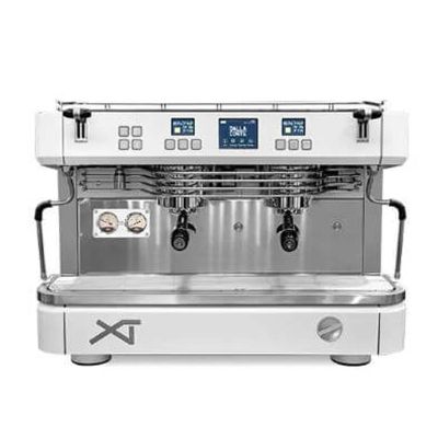 Dalla Corte XT Barista Espresso Kahve Makinesi, 2 Gruplu, Beyaz Krom - 1