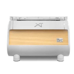 Dalla Corte XT Classic Espresso Coffee Machine, 2 Groups, White Oak - 3