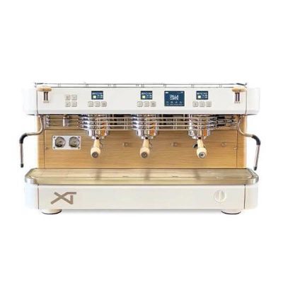 Dalla Corte XT Classic Espresso Kahve Makinesi, 3 Gruplu, Beyaz Meşe - 1