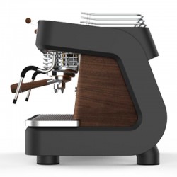 Dalla Corte XT Espresso Coffee Machine, 2 Groups, Dark Walnut - 2