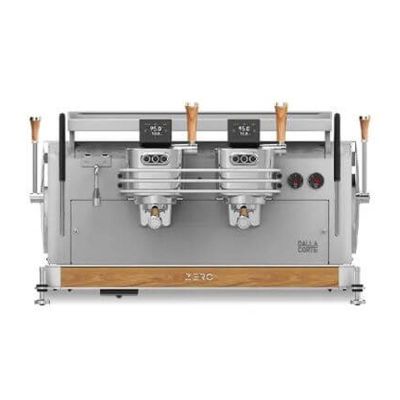 Dalla Corte Zero Barista Espresso Coffee Machine, 2 Groups, White Oak - Dalla Corte