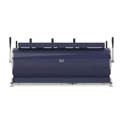 Dalla Corte Zero Barista Espresso Coffee Machine, 3 Groups, Navy Blue - 6