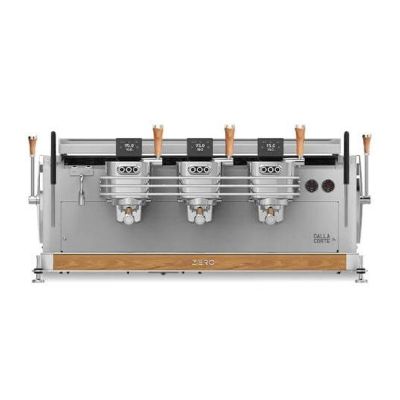 Dalla Corte Zero Barista Espresso Kahve Makinesi, 3 Gruplu, Beyaz Meşe - 1