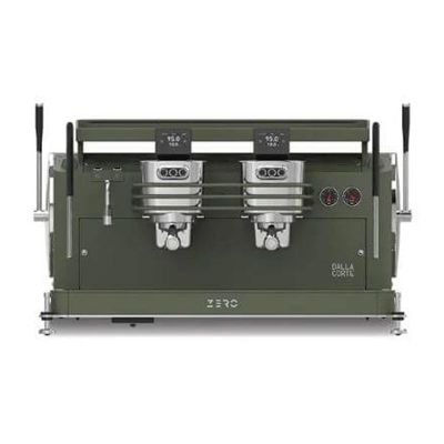 Dalla Corte Zero Classic Espresso Coffee Machine, 2 Groups, Olive Green - Dalla Corte