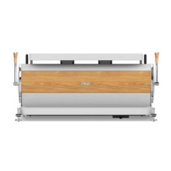 Dalla Corte Zero Classic Espresso Coffee Machine, 2 Groups, White Oak - 3