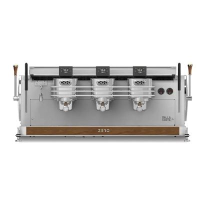 Dalla Corte Zero Classic Espresso Kahve Makinesi, 3 Gruplu, Beyaz-Ceviz - 1