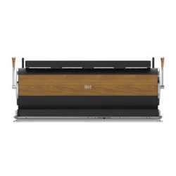 Dalla Corte Zero Classsic Espresso Coffee Machine, 3 Groups, Black Walnut - 3