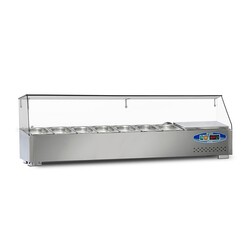 Dampak Set Top Refrigerated Salad Bar, 7 Bathtubs, 41 L, 150x35x40 cm - Dampak