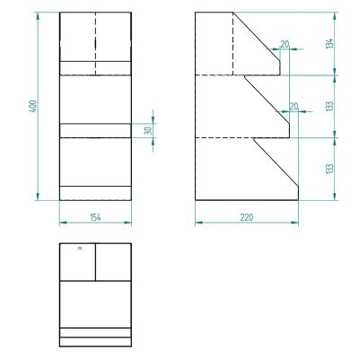 Decorelax 7 Bölmeli Pipet Çay Şeker Karıştırıcı Peçete Standı, Siyah - 6