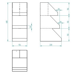 Decorelax 7 Compartment Straw Tea Sugar Mixer Napkin Stand, Black - 6