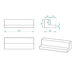 Decorelax Подставка для бутылки, черный - 3