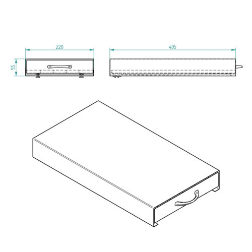 Decorelax Çekmeceli 5 Bölmeli Kapsül Kahve Standı, Siyah - 7