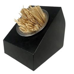 Decorelax Cutlery Sugar Straw Stand, Black - 5