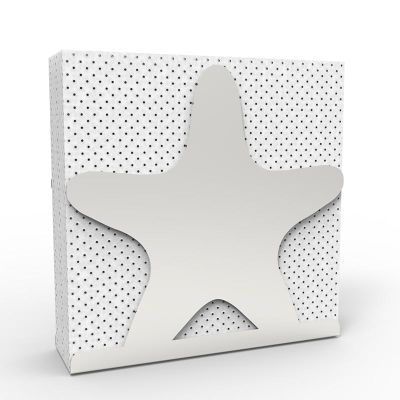 Decorelax Deniz Yıldızı Temalı Metal Peçetelik, Gri - 1