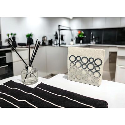 Decorelax Halka Peçetelik, Gri - 4