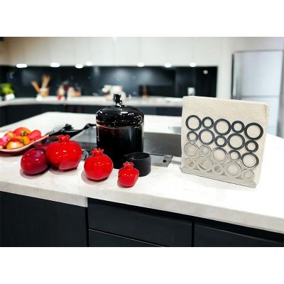 Decorelax Halka Peçetelik, Gri - 5