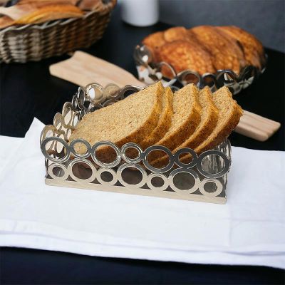 Decorelax Halka Tasarım Ekmeklik, Gri - Decorelax