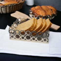 Decorelax Halka Tasarım Ekmeklik, Gri - Thumbnail