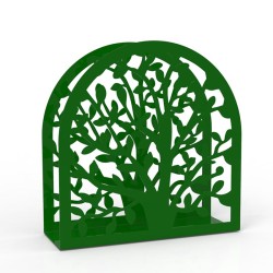 Decorelax Hayat Ağacı Temalı Peçetelik, Yeşil - Thumbnail