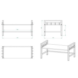 Decorelax Microwave Oven Shelf, Black - 4