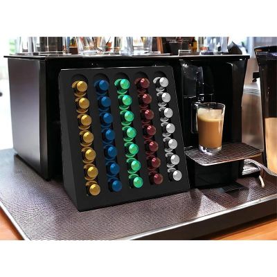 Decorelax Model-2 Kapsül Kahve Organizer Stand, Siyah - 7