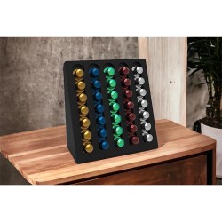 Decorelax Model-2 Kapsül Kahve Organizer Stand, Siyah - 5