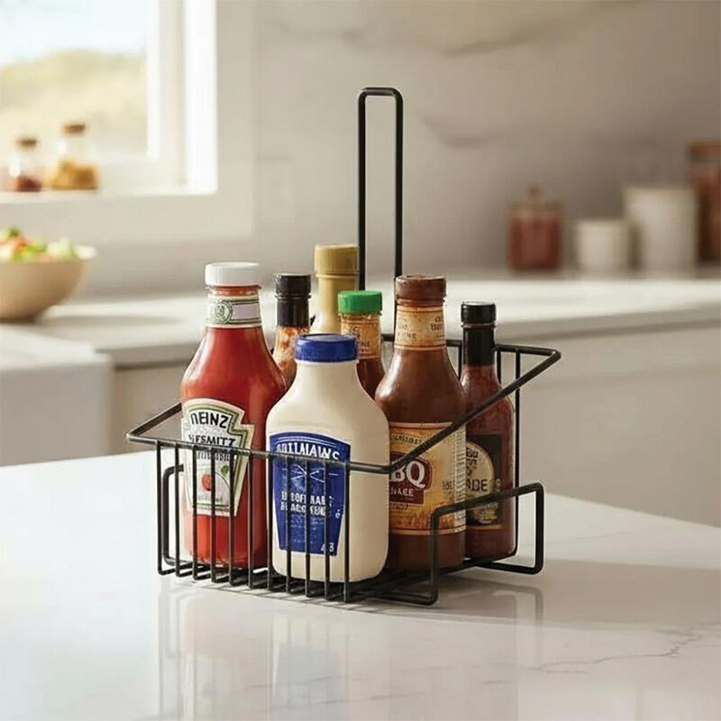 Decorelax Model-2 Metal Sosluk ve Masa Düzenleyici Stand, 19x26.5x18.5 cm - Decorelax