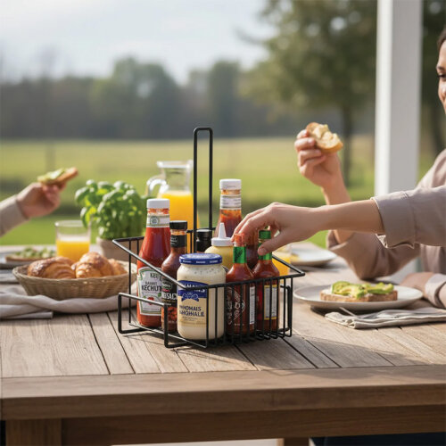 Decorelax Model-2 Metal Sosluk ve Masa Düzenleyici Stand, 19x26.5x18.5 cm - 6