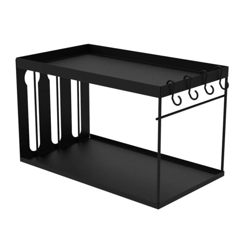 Decorelax Model-3 Kapsül Kahve Organizer Stand, Siyah - Decorelax