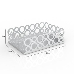 Decorelax حامل خبز بتصميم حلقة، رمادي - 5