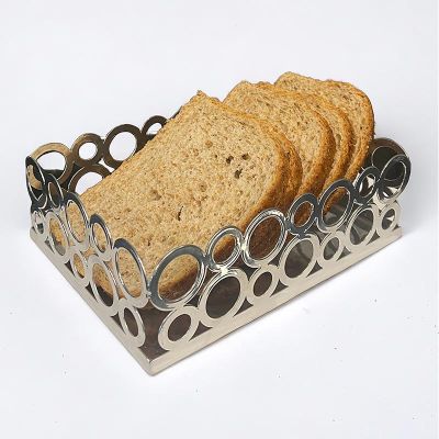 Decorelax Ring Design Bread Holder, Grey - Decorelax