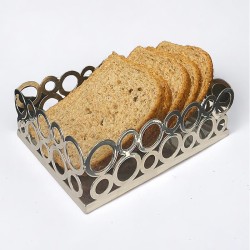 Decorelax Ring Design Bread Holder, Grey - Decorelax