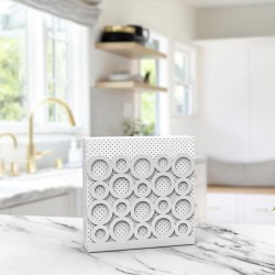 حامل المناديل الدائري Decorelax، رمادي - 3