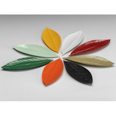 Zicco K-2500 Defne Model Melamin Mini Teşhir Tabağı, 13x36 cm, Beyaz - 1