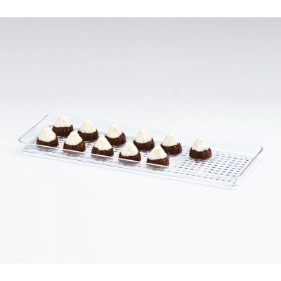 Zicco ZCP-460 Polikarbon Çikolata Teşhir Tepsisi, 10x30 cm - 1